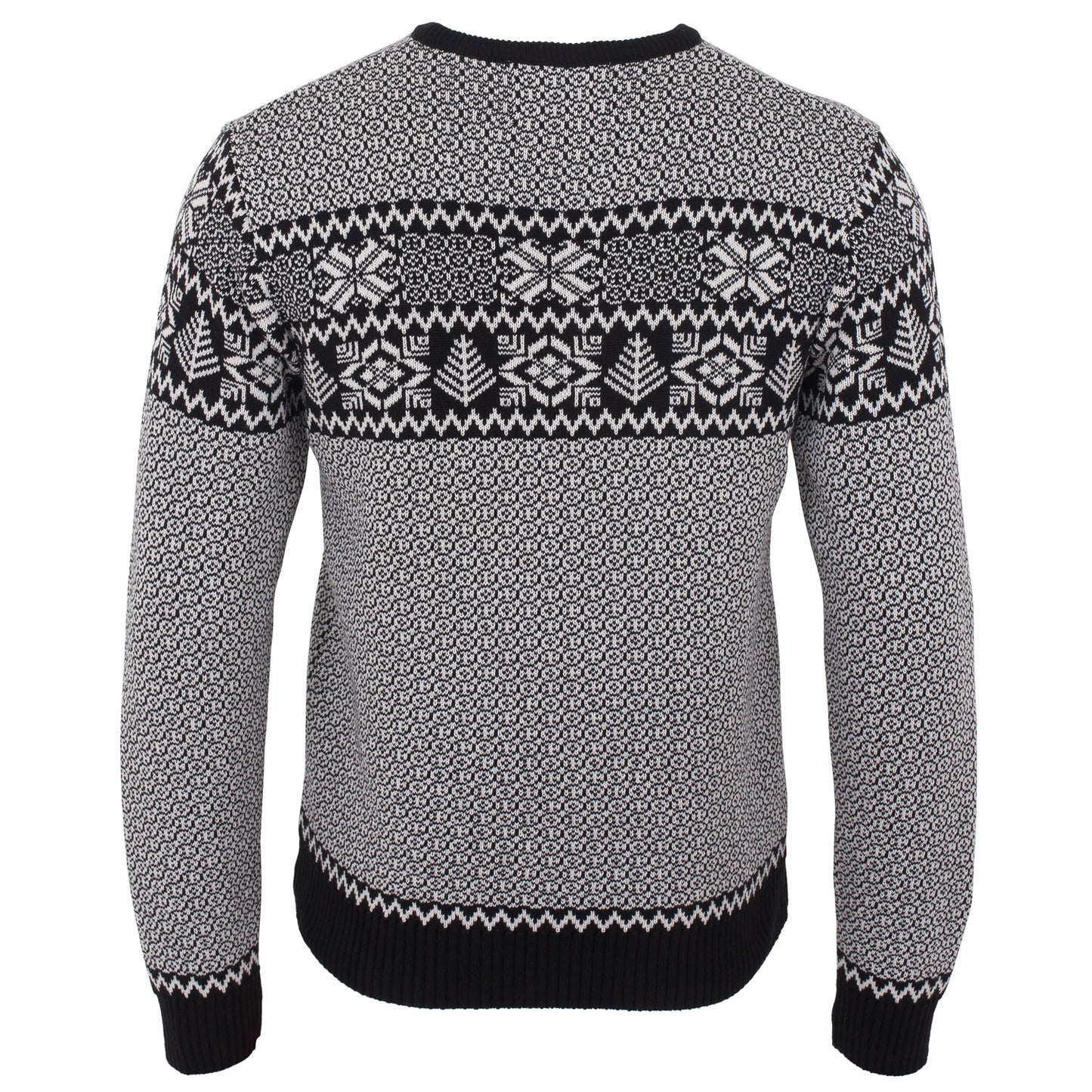 Monochrome Men's Eco Christmas Jumper - Charcoal