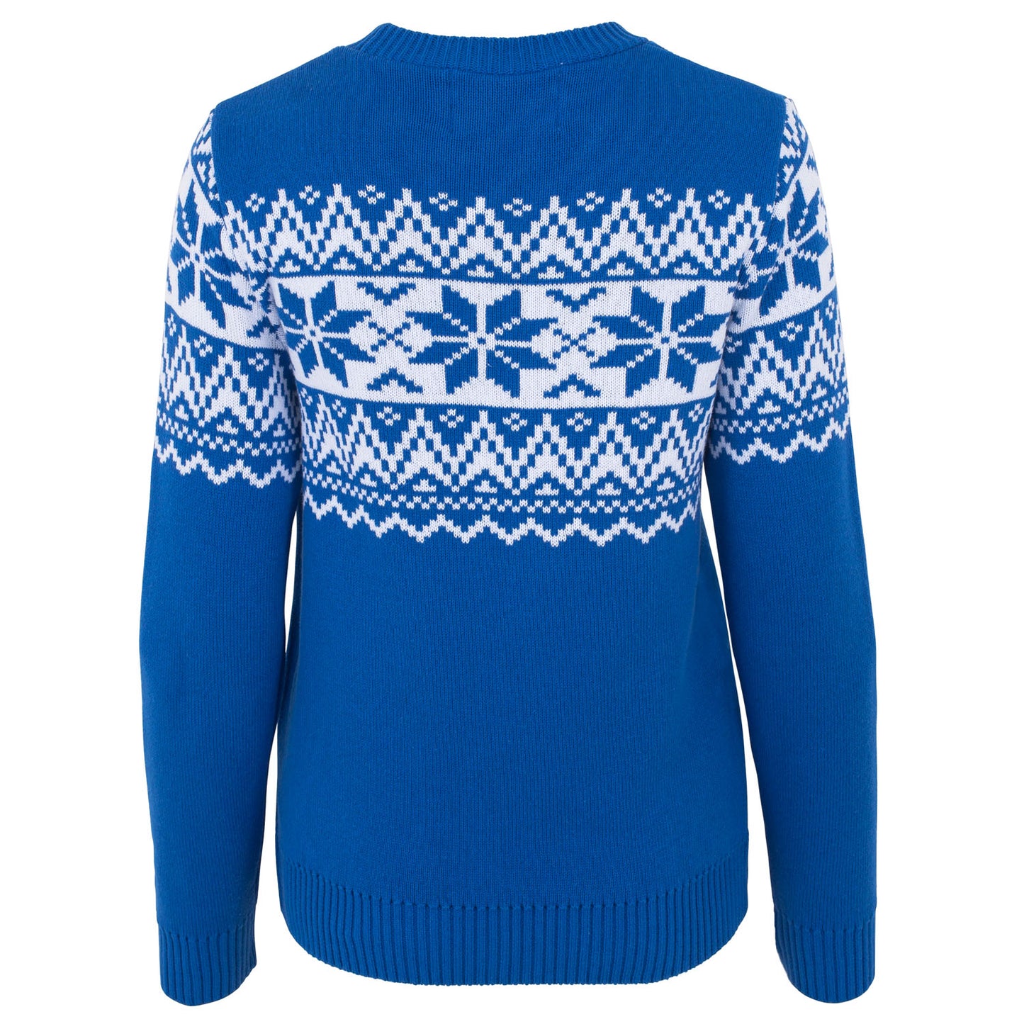 The Nordic Fairisle Blue Womens Eco Christmas Jumper