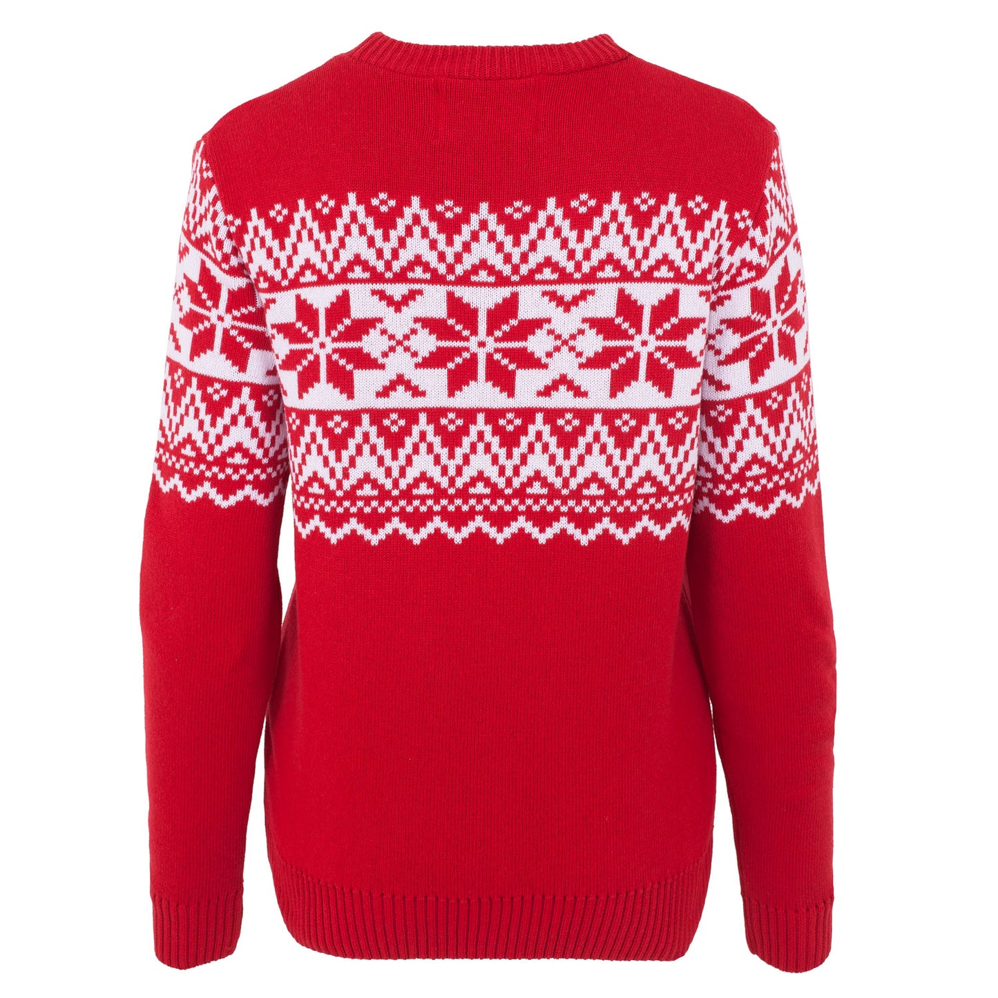 The Nordic Fairisle Red Womens Eco Christmas Jumper