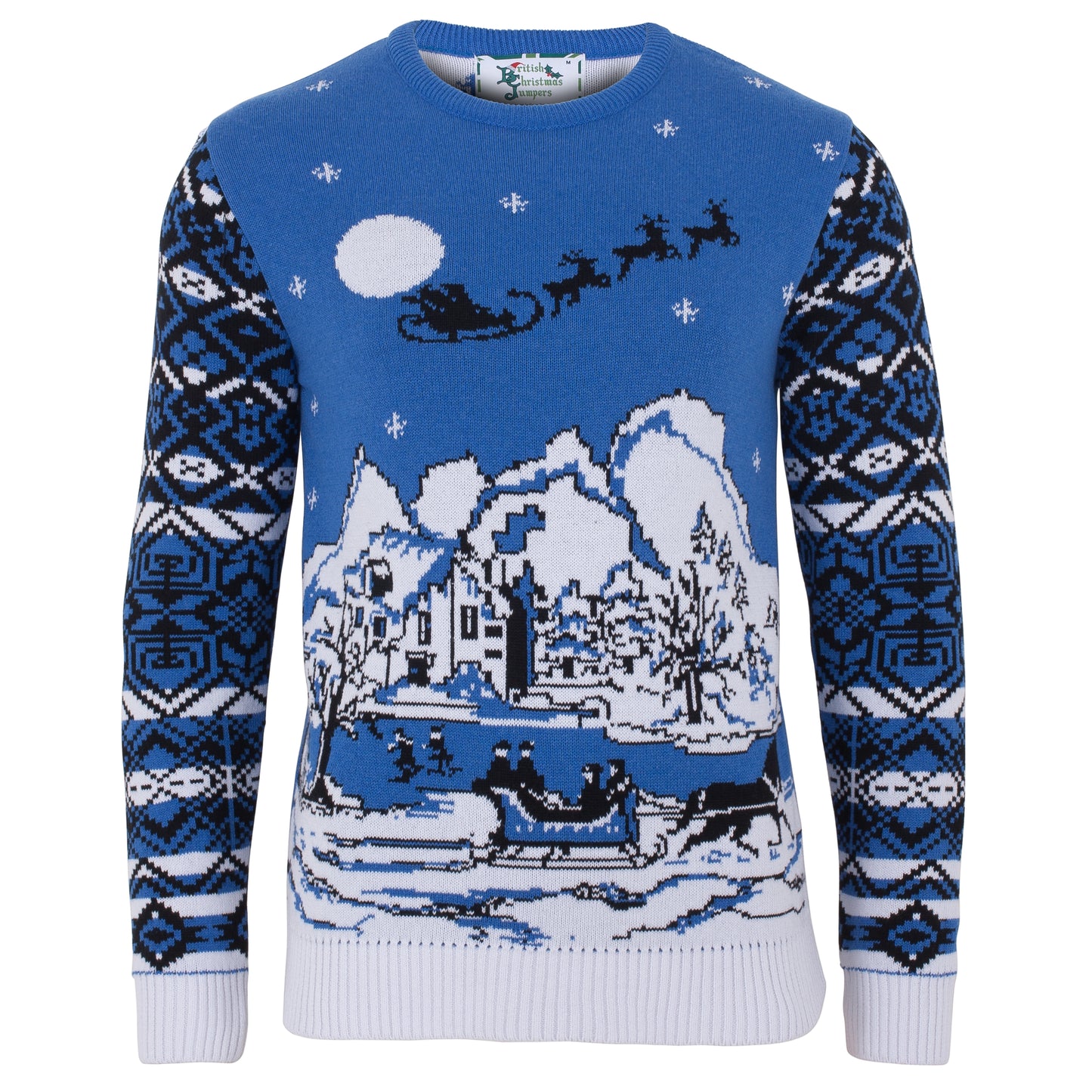 Santa's Seconds - Christmas in Wonderland Men's Eco Christmas Jumper