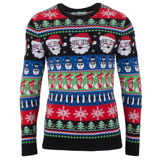 Santa's Seconds - Christmas Spirit Men's Eco Christmas Jumper