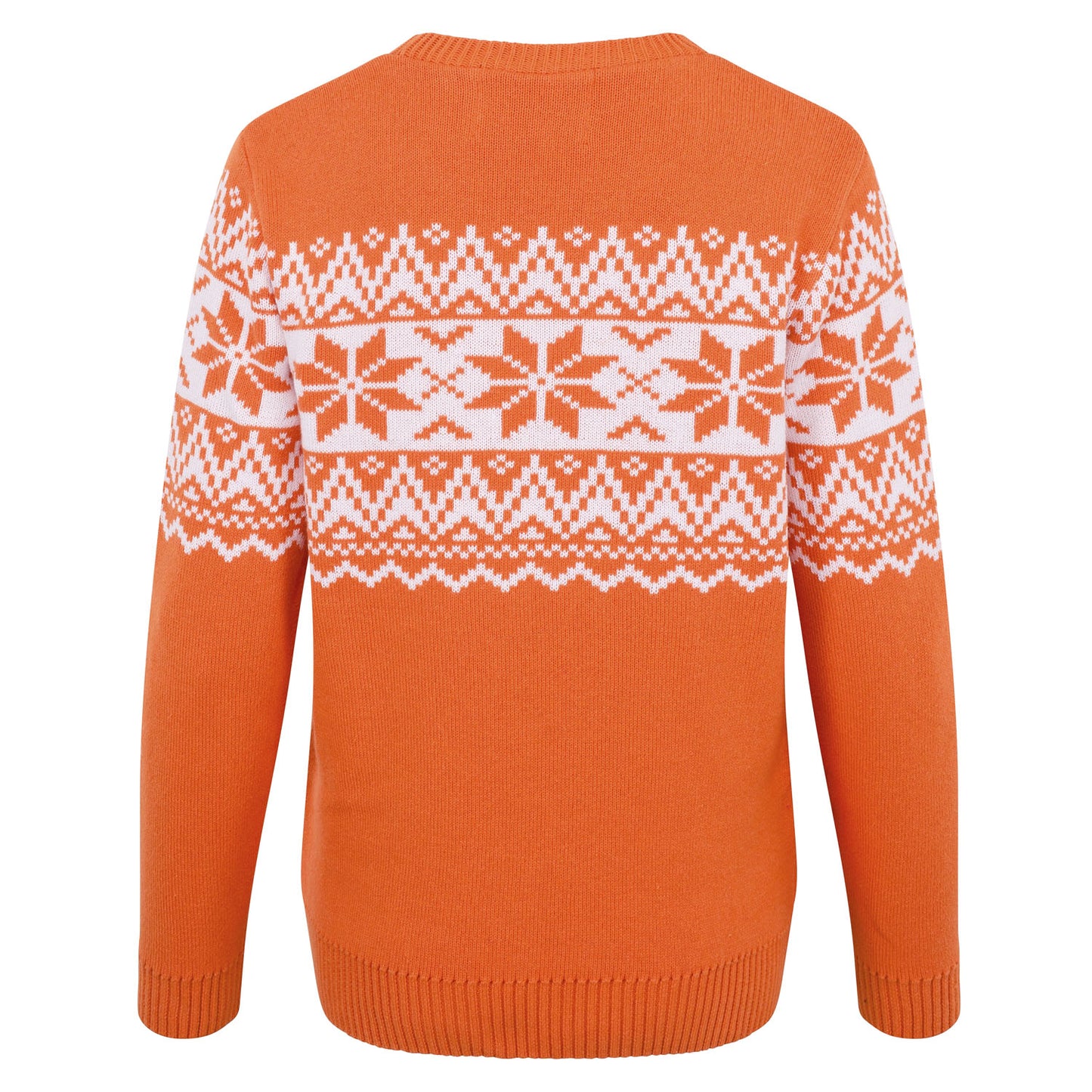 The Nordic Fairisle Women's Eco Christmas Jumper - Orange