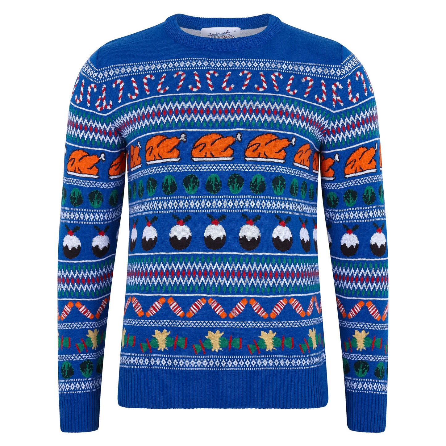 Xmas Dinner Eco Mens Christmas Jumper